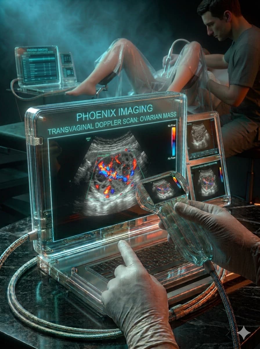Doppler transvaginal de massa anexial